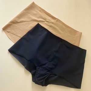 Hanky Panky BreathSoft Boyshort 2-pack Taupe and Black Size small